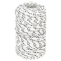 VidaXL Boottouw gevlochten 2 mm x 250 m polyester wit - thumbnail