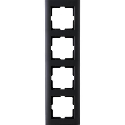 KOPP Athenis HK07 Afdekraam 4-voudig Mat Zwart