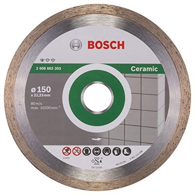 Bosch Accessoires Diamantdoorslijpschijf Standard for Ceramic 150 x 22,23 x 1,6 x 7 mm 1st - 2608602203 Bosch Accessoires Diamantdoorslijpschijf Standard for Ceramic 150 x 22,23 x 1,6 x 7 mm 1st - 2608602203