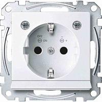 Merten MEG2304-0419 Wandcontactdoos System M Polar-wit 1 stuk(s) - thumbnail