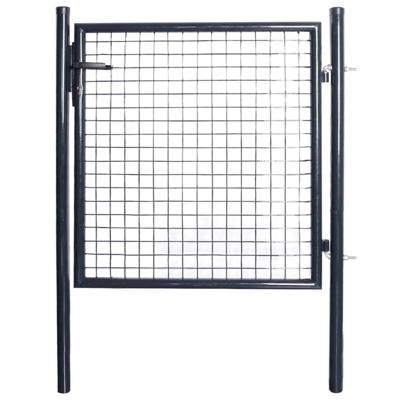 VidaXL Tuinhek van gaas gegalvaniseerd staal 100x100 cm grijs