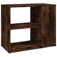 Bijzetkast 60x30x50 cm bewerkt hout gerookt eikenkleurig - thumbnail