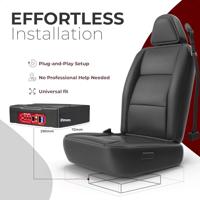 Underseat Auto Subwoofer Met Versterker - 100 Watt RMS - 500 Watt Piekvermogen - RCA - 8 Inch Woofer (BC120US) - thumbnail