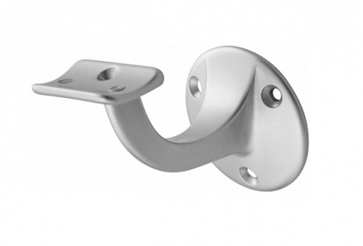 Leuninghouder hol klassiek alu - hout/gipsplaat