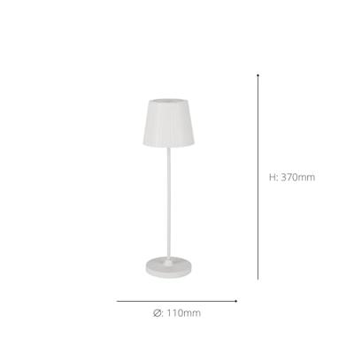 Eglo Witte tafellampCabozo oplaadbaar - 75793