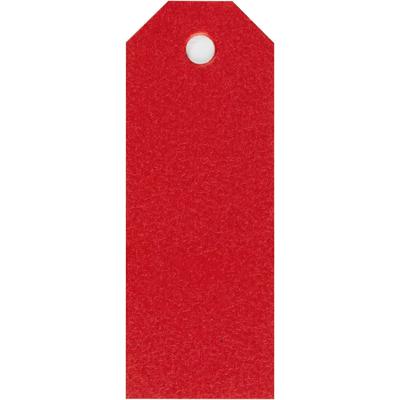 Creativ Company Manilla-labels, afm 3x8 cm, 220 gr, rood, 20 stuk/ 1 doos