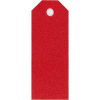 Creativ Company Manilla-labels, afm 3x8 cm, 220 gr, rood, 20 stuk/ 1 doos - thumbnail