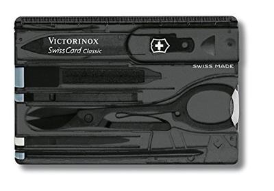 Victorinox SwissCard 0.7133.T3 Zakgereedschapsset Aantal functies 10 Grijs