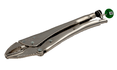 Bahco Griptang | met veiligheidsring | gebogen bek | verchroomd | 140 mm - TAH2953-140 Bahco Griptang | met veiligheidsring | gebogen bek | verchroomd | 140 mm - TAH2953-140