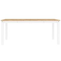 Eettafel Panama 180x90x75 cm massief grenenhout wit - thumbnail