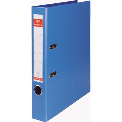 Pergamy ordner, voor ft A4, volledig uit PP, rug van 5 cm, blauw Pergamy ordner, voor ft A4, volledig uit PP, rug van 5 cm, blauw
