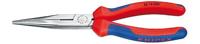 Knipex 26 12 200 Platte rondbektang Werkplaats Recht Vanadium elektrostaal 200 mm - thumbnail