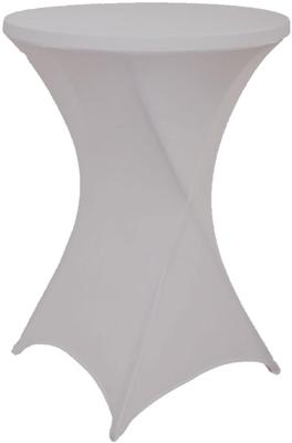 Tafelrok brasq voor statafel 80cm grijs