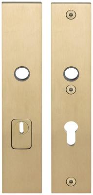 Formani Square LSQSM-50KT massieve veiligheidsschilden met kerntrekbeveiliging kruk/kruk SKG*** PC72 - PVD mat goud