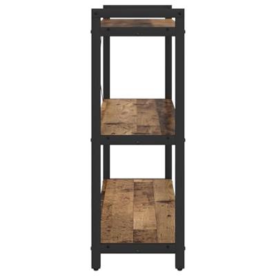 Boekenkast Oud hout 80 x 30 x 83 cm Bewerkt hout