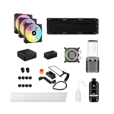 Corsair Hydro X Series iCUE LINK XH405i Custom Cooling Kit waterkoeling Corsair Hydro X Series iCUE LINK XH405i Custom Cooling Kit waterkoeling