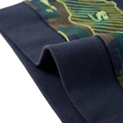 Kindershirt met print 104 gemleerd donkerkakikleurig Kindershirt met print 104 gemleerd donkerkakikleurig