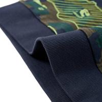 Kindershirt met print 92 gemleerd donkerkakikleurig - thumbnail