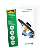 Fellowes lamineerhoes Impress100 ft A5, 200 micron (2 x 100 micron), pak van 100 stuks - thumbnail