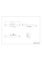 Trio Badkamer wandlampMattimo 40cm - chroom - 283274106 - thumbnail