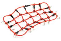 Luggage Net w/Hooks L190mm / W110mm (Unstretched) - Rood - thumbnail