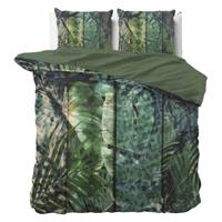 Dekbedovertrek Ami - 100% Katoen - Met Knoopsluiting, Incl. Kussenslopen - Grijs - 1-persoons 140 X 220 Cm + 1 Sloop - thumbnail