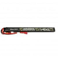 GensAce Lipo 25C 11.1V Volt 1400mah Met Dean Stekker (Airsoft) - thumbnail