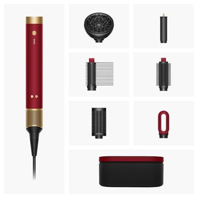 Dyson Airwrap Co-anda2x Multistyler en Föhn Curly & Coily - Red Velvet Goud