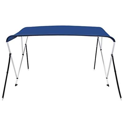 VidaXL Biminitop 3-boogs 183x196x137 cm blauw