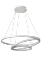 Lucide TRINITI - Hanglamp - Ø 80 cm - LED Dimb. - 3000K - Wit - thumbnail