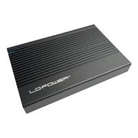 LC-Power LC-25U3-C behuizing voor opslagstations HDD-/SSD-behuizing Zwart 2.5 - thumbnail