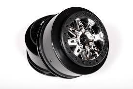 2.2 3.0 Raceline Renegade Wheels - 41mm (Chrome/Black) (2pcs) (AX08103)