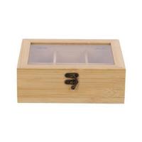 Excellent Houseware Bamboe Theekist 21x16x7.8 cm - thumbnail
