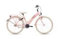 Bikefun Bike fun 24 inch meisjesfiets 3v lots of love adobe roze - thumbnail