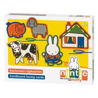 Nijntje rijgkaarten. 3+