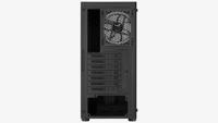 Aerocool prime v2 midi tower behuizing (zwart | 2x usb-a | rgb | window) - thumbnail
