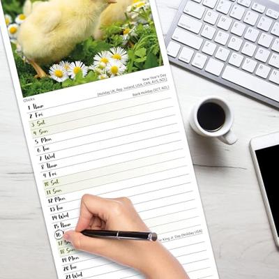 Kippen Kalender 2026 Slimline