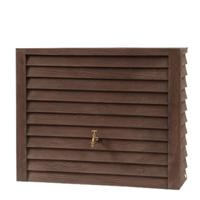 Garantia design regenton woody 350 liter donkerbruin - thumbnail