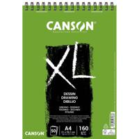 Tekenpapier canson xl drawing 50vel 160gr a4 wit | 5 stuks - thumbnail