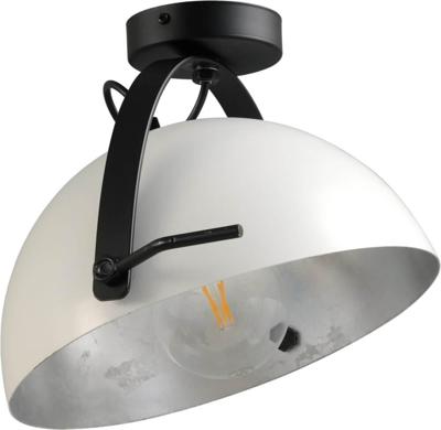 Masterlight Landelijke plafondlampLarino 30 wit met zilver - 5199-06-37-B