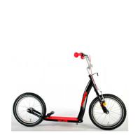 Volare step - jongens en meisjes - 16 inch - zwart/rood - thumbnail