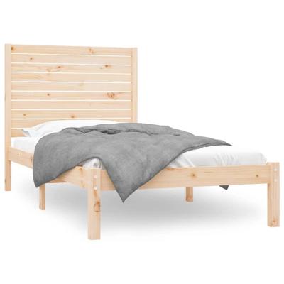 Bedframe massief hout 100x200 cm