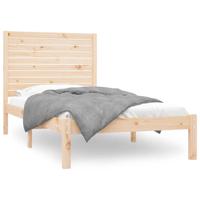 Bedframe massief hout 100x200 cm - thumbnail