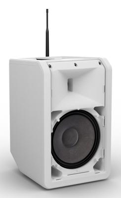 LD Systems LDANNY8BPHB6W omroepinstallatie Vrijstaand PA-geluidssysteem 80 W Wit