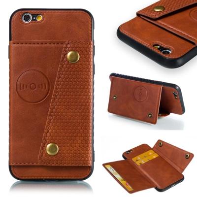 Lederen beschermhoes voor iPhone 6 & 6s (bruin) Lederen beschermhoes voor iPhone 6 & 6s (bruin)
