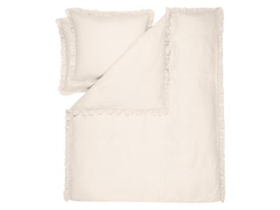 LIVARNO Satijnen dekbedovertrek 240 x 220 cm (Beige)