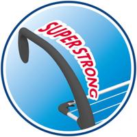 Waslijn Vileda Express Staal Wit - thumbnail