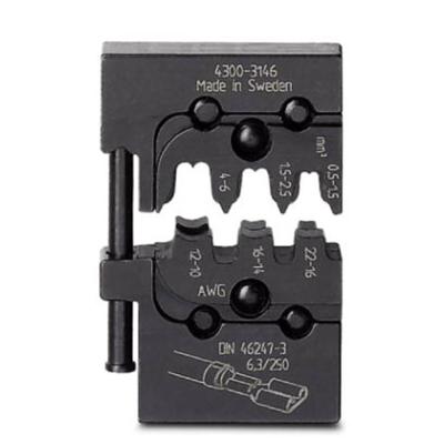 Phoenix Contact CRIMPFOX-M SC 6/DIE 1212085 Krimpprofiel Ongeïsoleerde platte stekkerhulzen 0.5 tot 6 mm² Geschikt voor merk Phoenix Contact 469547 Phoenix Contact CRIMPFOX-M SC 6/DIE 1212085 Krimpprofiel Ongeïsoleerde platte stekkerhulzen 0.5 tot 6 mm² Geschikt voor merk Phoenix Contact 469547