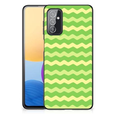 Samsung Galaxy M52 Back Case Waves Green