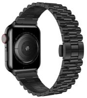 Metalen schakelband - Zwart - Geschikt voor Apple watch 38mm / 40mm / 41mm / 42mm - thumbnail